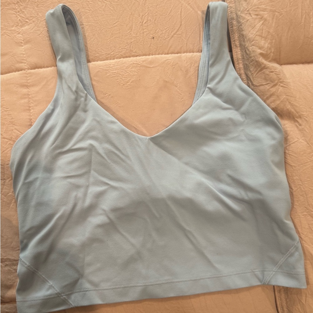 lululemon athletica Light Blue Tank Top